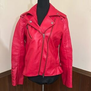 SPYM faux leather moto jacket